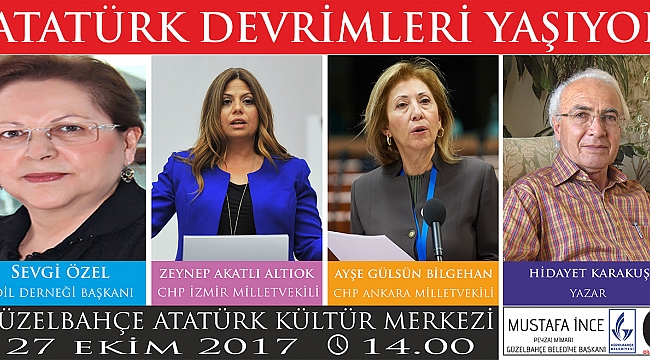 Güzelbahçe'de cumhuriyet coşkusu