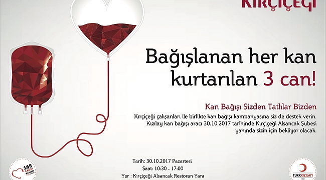 Kırçiçeği'nden Kan Bağışı Kampanyası
