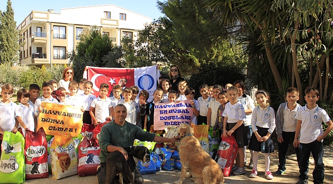 Özel Oğuzhan Özkaya İlkokulu öğrencileri minik dostları ile buluştu.
