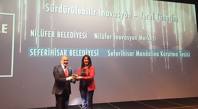 SEFERİHİSAR MANDALİNA KURUTMA TESİSİ’NE ÖDÜL