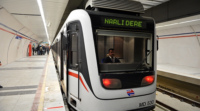 Ve şimdi sıra Narlıdere metrosunda