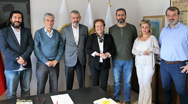 Gaziemir'e "Basın Özgürlüğü" Heykeli