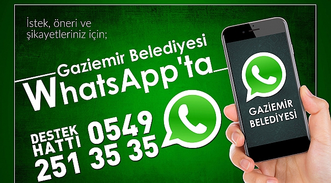 Gaziemir WhatsApp'ta