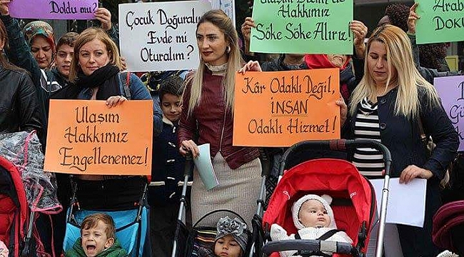 Manisa'da Bebek Arabaları İçin Eylem