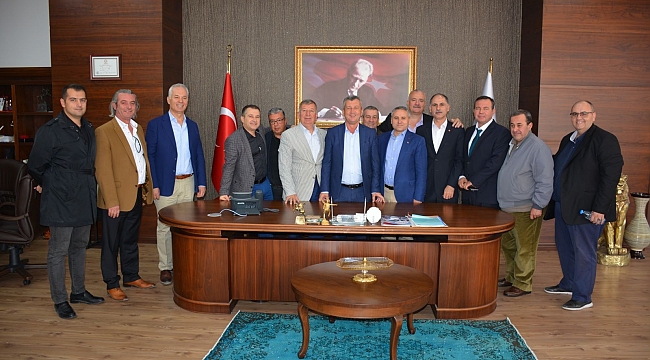 Menemen Ticaret Odasından Menemen Belediyesine Ziyaret.