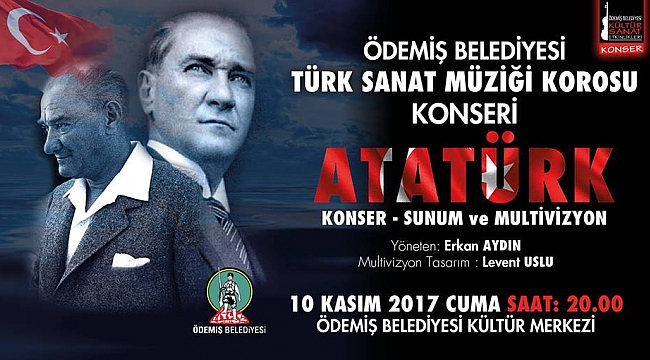 Ödemiş Belediyesi'nden Atatürk'ü Anma Gecesi