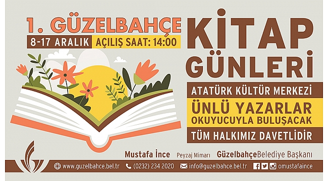 Güzelbahçe Kitap Şöleni' ne Hazır