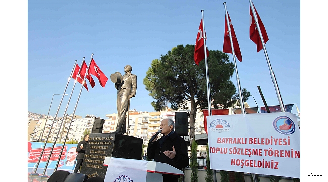 Bayraklı'da memur zammı bayram ettirdi