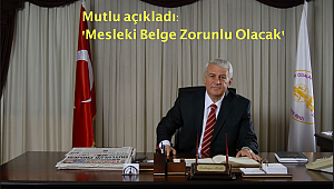 Mesleki Yeterlilik Belgesi Zorunlu Olacak