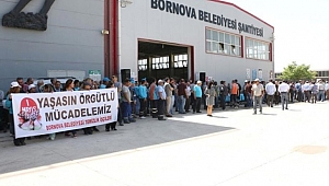Bornova Belediyesi'ndeki İşçilerden Barışı Yükseltme Çağrısı