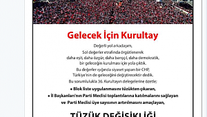 CHP'de Tüzük Değişsin Sesleri