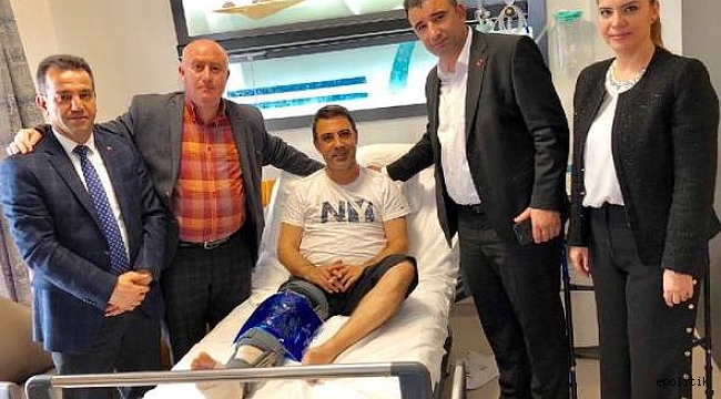 AK Partili Yıldırım&#039;ın sağ dizinde bağlar koptu