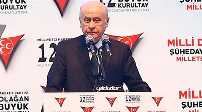 Bahçeli tek aday girdiği kogrede konustu: Cumhurbaşkanı da kuşatma altında