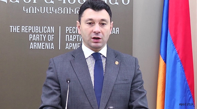 Ermenistan Parlamento Başkan Yardımcısı: Yıldırım küstah yalan söylüyor