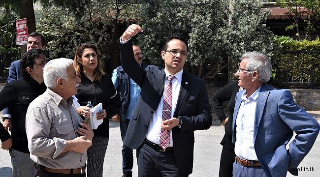 Başkan Atila İzyuva’da incelemelerde bulundu