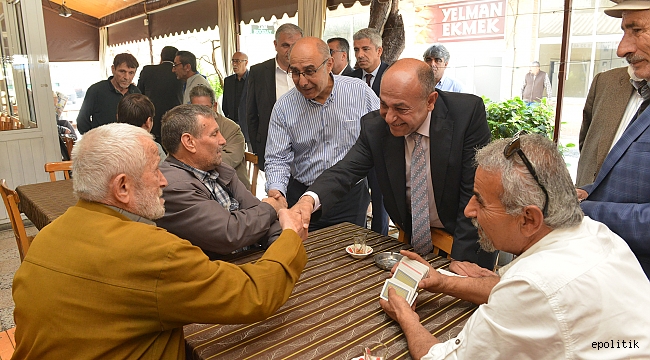 Başkan Hasan Arslan mahalle turlarına devam ediyor