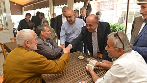 Başkan Hasan Arslan mahalle turlarına devam ediyor