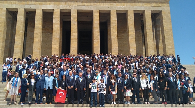Rotaryenler&#039;den Anıtkabir&#039;e Anlamlı Ziyaret