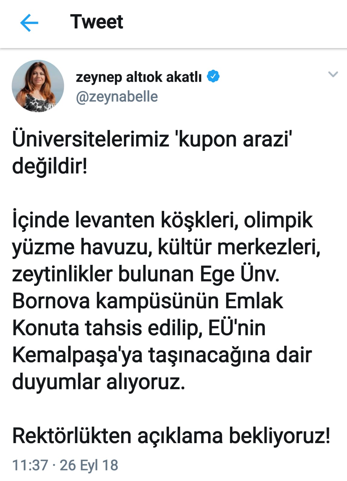 Rektör Açıklama Yapacak mı?