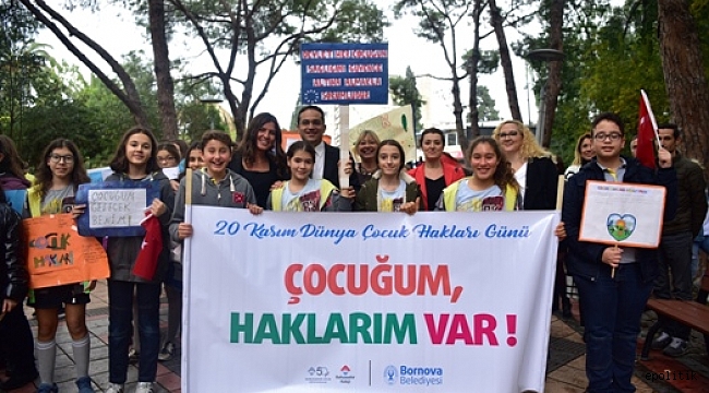 Bornovalı Çocuklardan Yürüyüş