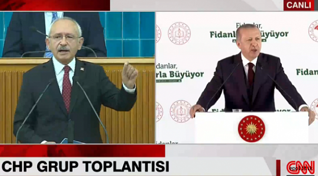 CNN Türk, Kemal Kılıçdaroğlu' nun Konuşmasını Kesti
