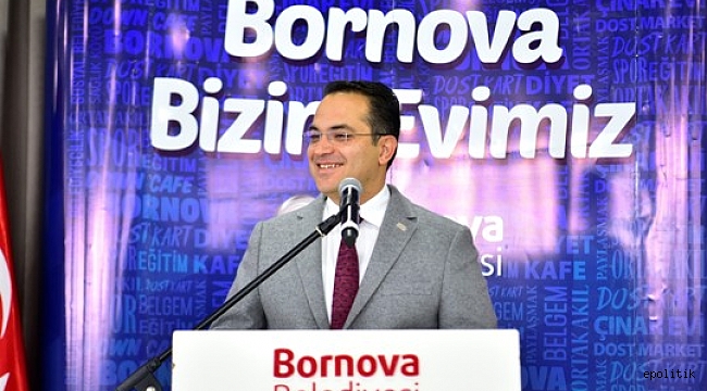 Bornovalı şoför esnafı Başkan Olgun Atila buluştu.