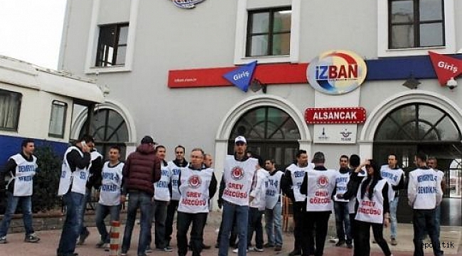 İZBAN&#039;da grev kırıcı HAMLE