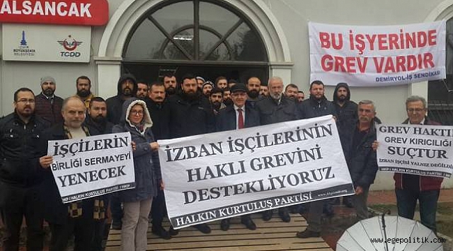 İzban Grevine HKP Desteği