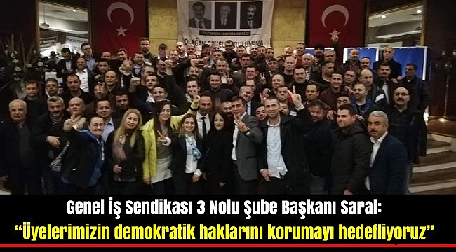 Üyelerimizin Demokratik Haklarını Korumayı Hedefliyoruz