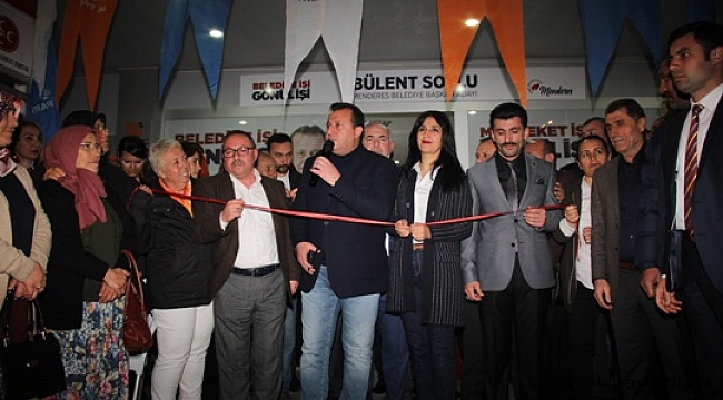 Gümüldür’de Coşkulu Seçim Ofisi Açılışı