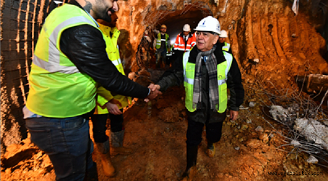 Narlıdere Metrosu'nda "İlk Işık" Göründü