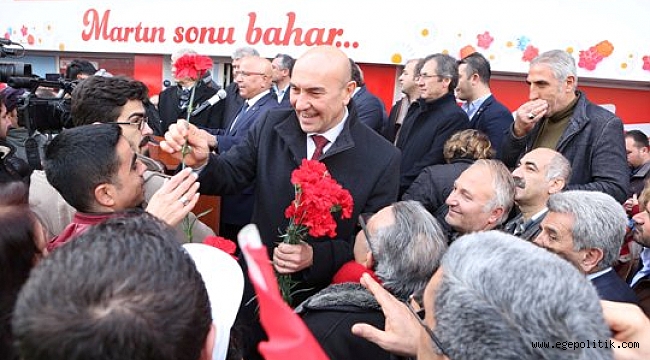 Tunç Soyer Narlıdere Seçim Ofisi’nin Açılışına Katıldı