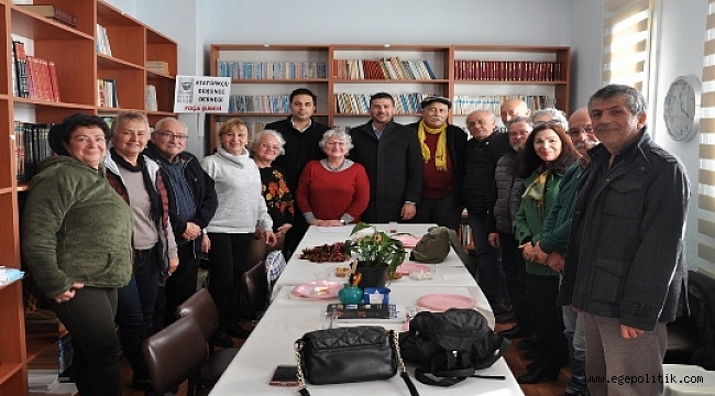 Fatih Gürbüz, ADD Foça Şubesi&#039;ni Ziyaret Etti