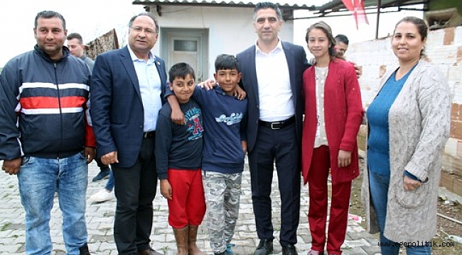 Menderes'te Yaşayan Romanlara Ev Müjdesi