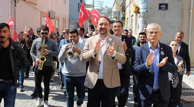 Millet İttifakına Maltepe Mahallesinde Bando Hicaz'dan Coşkulu Karşılama