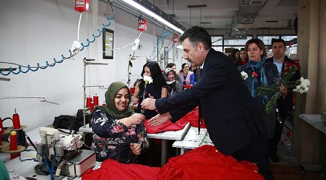Sandal&#039;dan 8 Mart&#039;ta “Tekstil İşçileri”ne Ziyaret