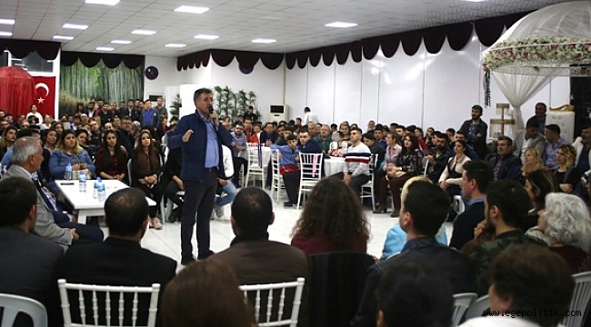 Serdar Sandal'dan Bayraklı'da  Gençlere Müjde