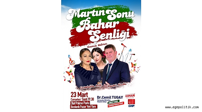 Tugay'dan Mart'ın Sonu Bahar Şenliği