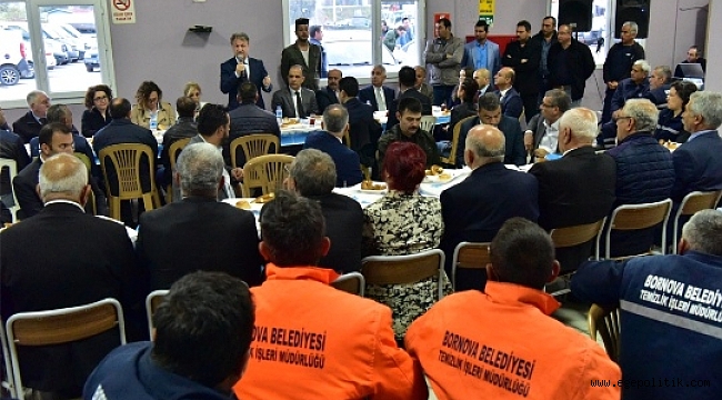 Başkan İduğ İşe 06.30'da Temizlik İşleri Çalışanları ile Başladı.