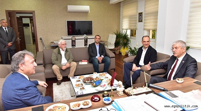 Mahir Polat ve Kani Beko’dan Başkan İduğ’a Ziyaret