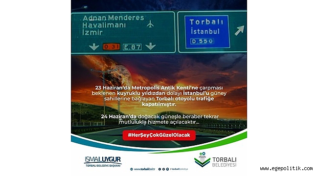 23 Haziran’da Torbalı’ya Kuyruklu Yıldız Çarpacak