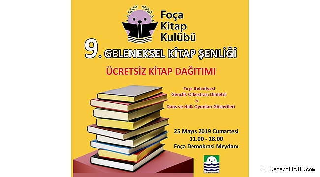 Foça'da 9. Geleneksel Kitap Şenliği