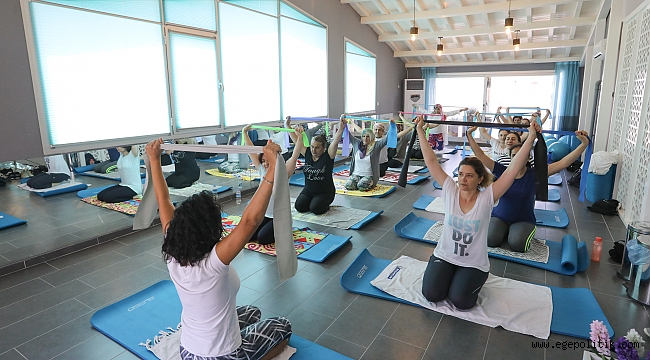 Bucalı Kadınlar Hem Sosyalleşiyor Hem De Sağlığını Koruyor