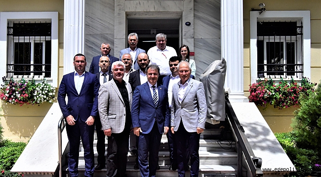 Bulgaristan Mestanlı Belediye Başkanı, Başkan İduğ'u Ziyaret Etti