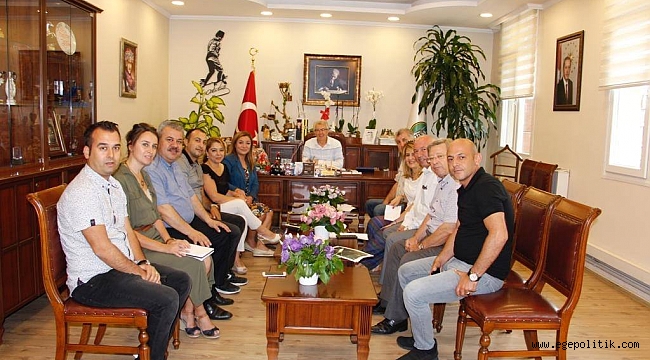 Büyükşehir Atık Yönetimi Yetkilileri Ödemiş’i Ziyaret Etti