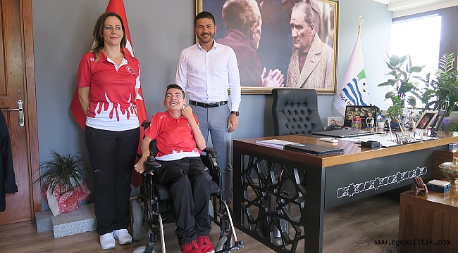 Foça Belediyesi Engelli Boccia Takımı Oyuncusu, Avrupa Gençlik Oyunları'na Katılacak