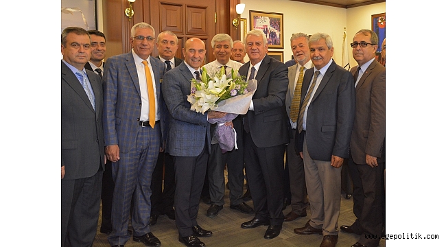 İzmir Esnafı'ndan Tunç Soyer'e Nezaket Ziyareti