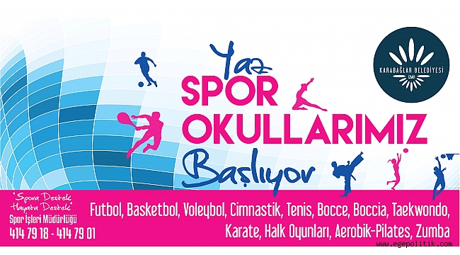 Karabağlar&#039;da Gençler Tatili Sporla Zenginleştirecek