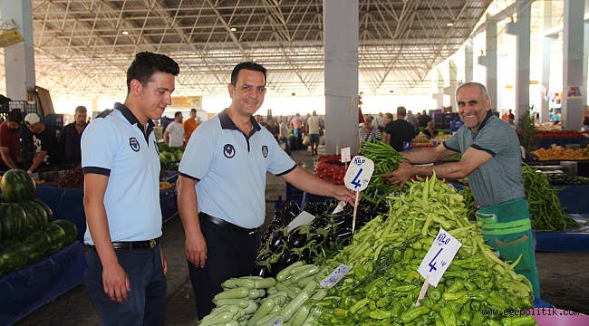 Narlıdere'de Etiket Hilesine Karşı Zabıta Engeli
