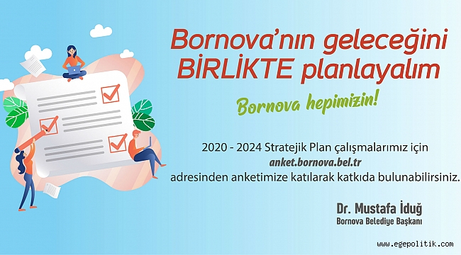 Başkan İduğ’dan “Bornova’nın geleceğini birlikte planlayalım” çağrısı